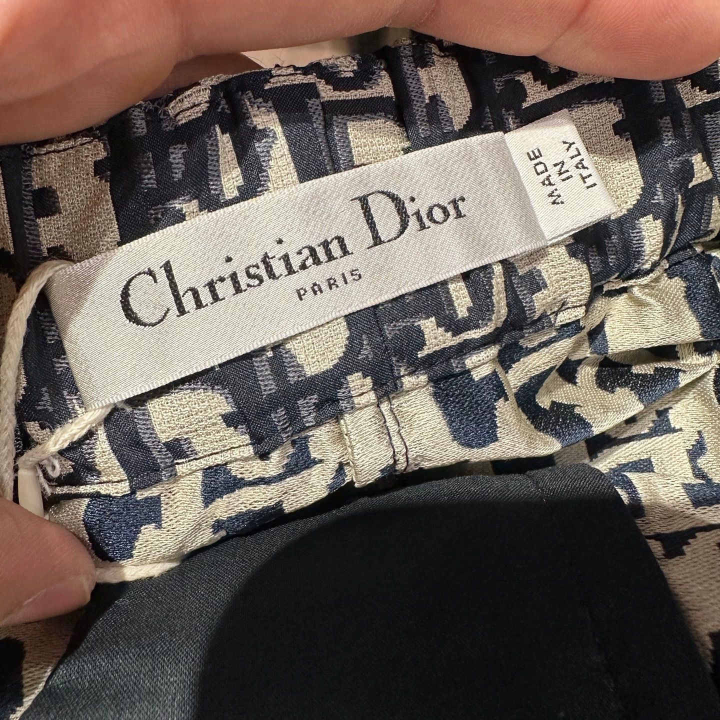 Christian Dior Monsieur DIOR apr526 Monogram Buckle Skirt-Pants women's 34 Size 25" / US 0 / IT 36 - 3 Thumbnail