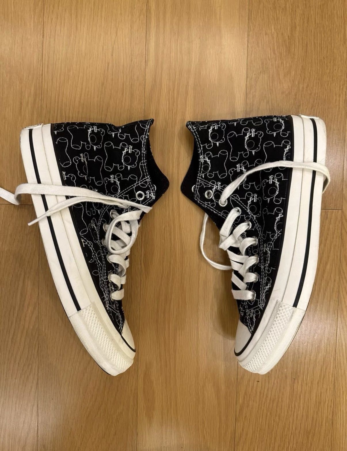 Undercover Undercover x Converse collaboration canvas sneakers Size US 8.5 / EU 41-42 - 3 Thumbnail