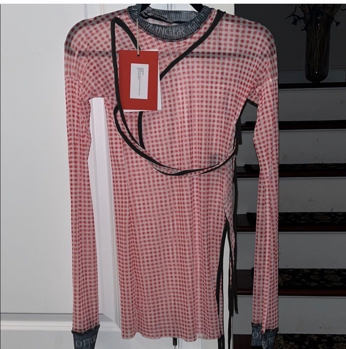 Ottolinger Ottolinger gingham long sleeve shirt Size XS / US 0-2 / IT 36-38 - 1 Thumbnail