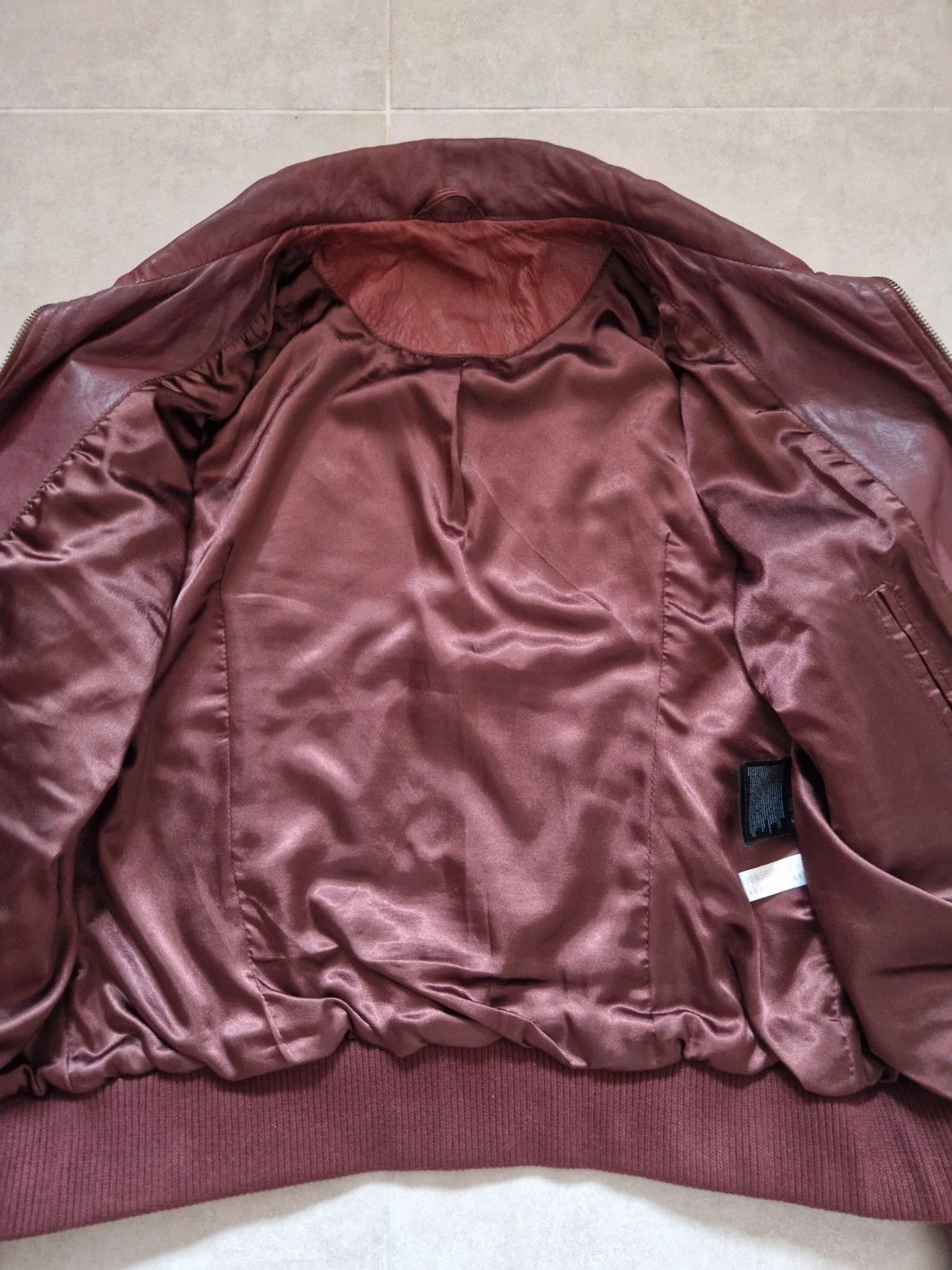 Vintage Nappa lamb leather jacket, Opium Drip, Rick Raglan style. Size US M / EU 48-50 / 2 - 5 Thumbnail