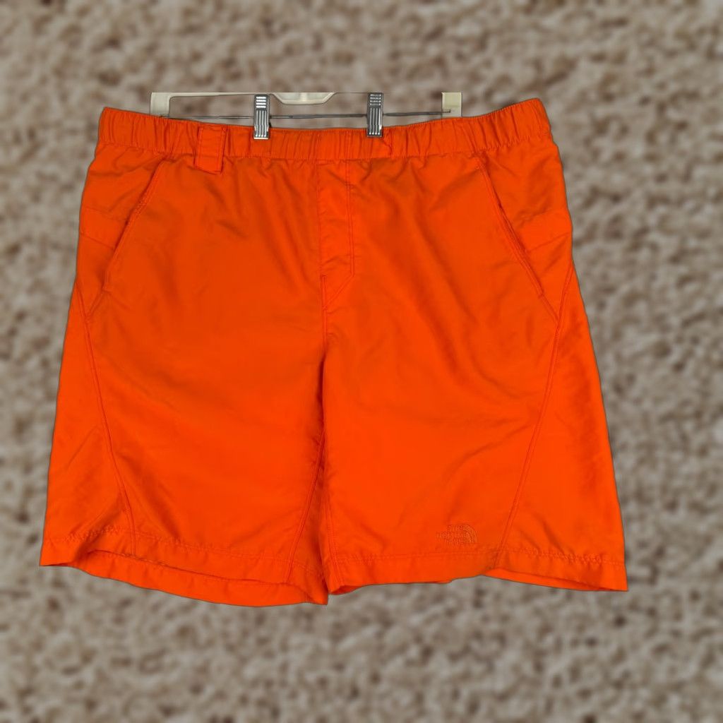 The North Face The North Face Shorts Men XL Orange Cargo Pocket Lined Quick Dry Polyester Nylon 42 in Waist Regular Inseam 10 in Sweat Size US 36 / EU 52 - 1 Thumbnail