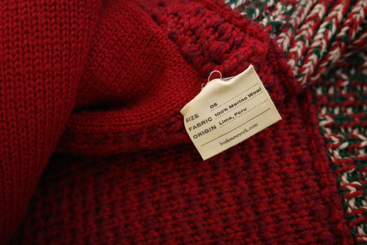 Bode Bode red merino wool vest Size US XL / EU 56 / 4 - 5 Thumbnail