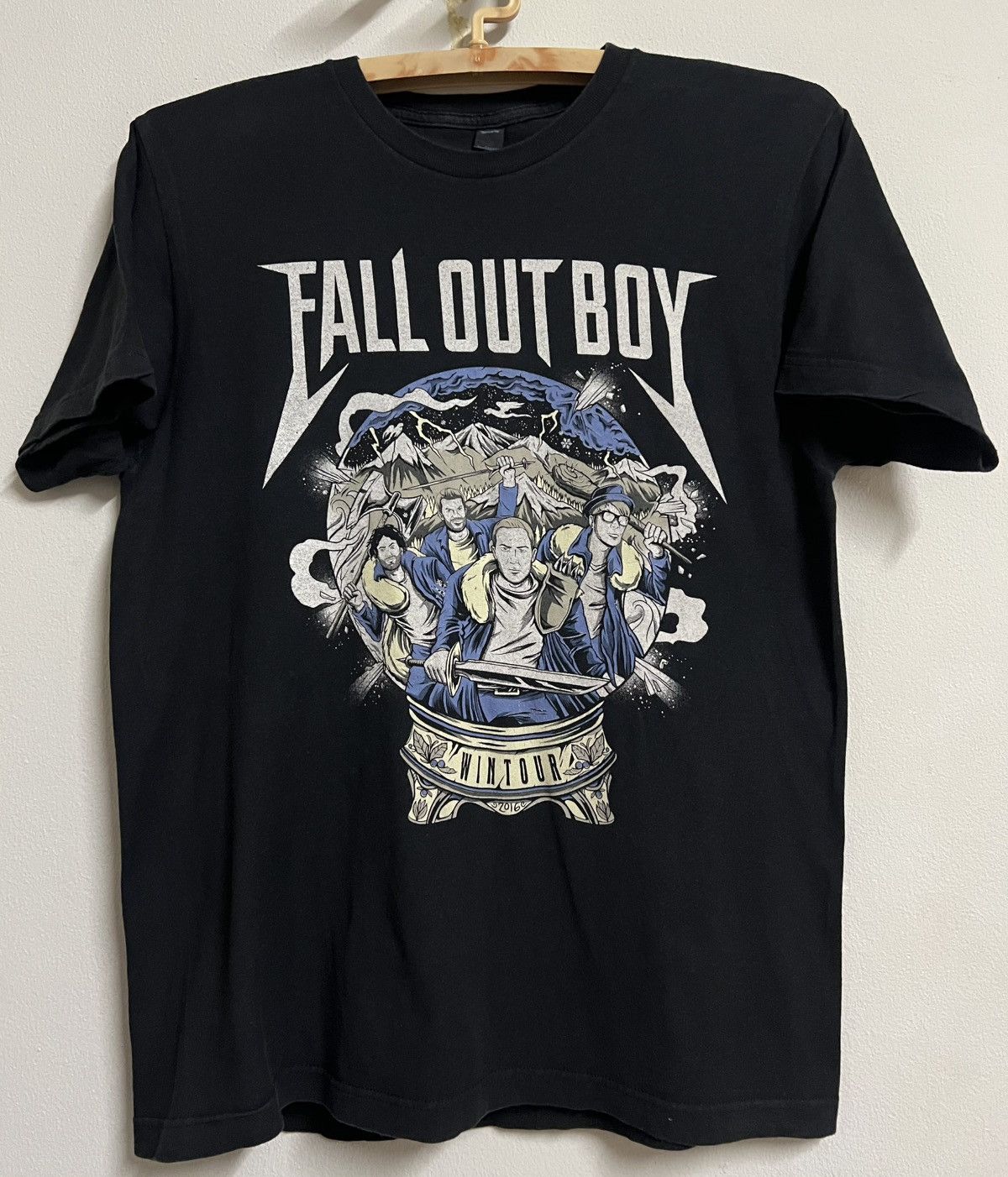 Band Tees Fall Out Boy Wintour 2016 Tour Tee Black L Size US L / EU 52-54 / 3 - 2 Thumbnail