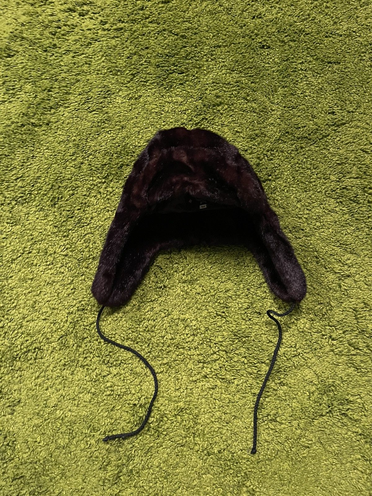 MCM MCM 2000s vintage fuzzy faux fur Ushanka trapper checker hat Size ONE SIZE - 2 Thumbnail