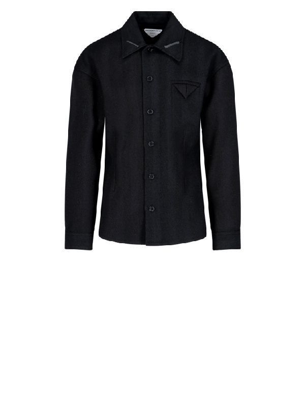 image of Bottega Veneta O1Loc1C0424 679896 Shirt In Black, Men's (Size Medium)