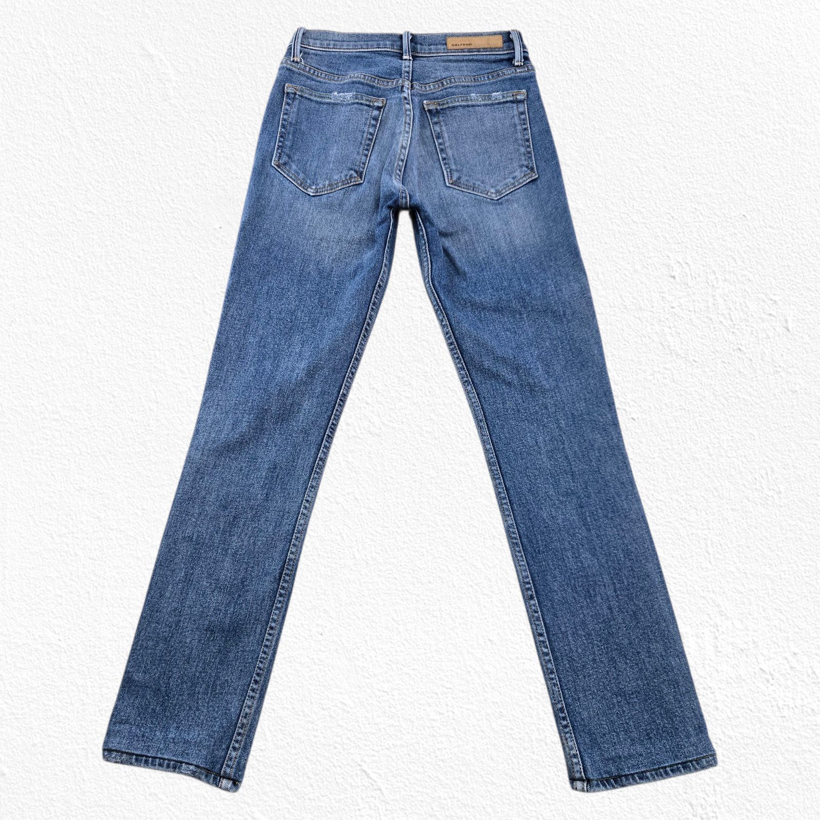 GRLFRND GRLFRND Karolina High-Rise Straight Jeans Size 25 Size 25" / US 0 / IT 36 - 11 Thumbnail