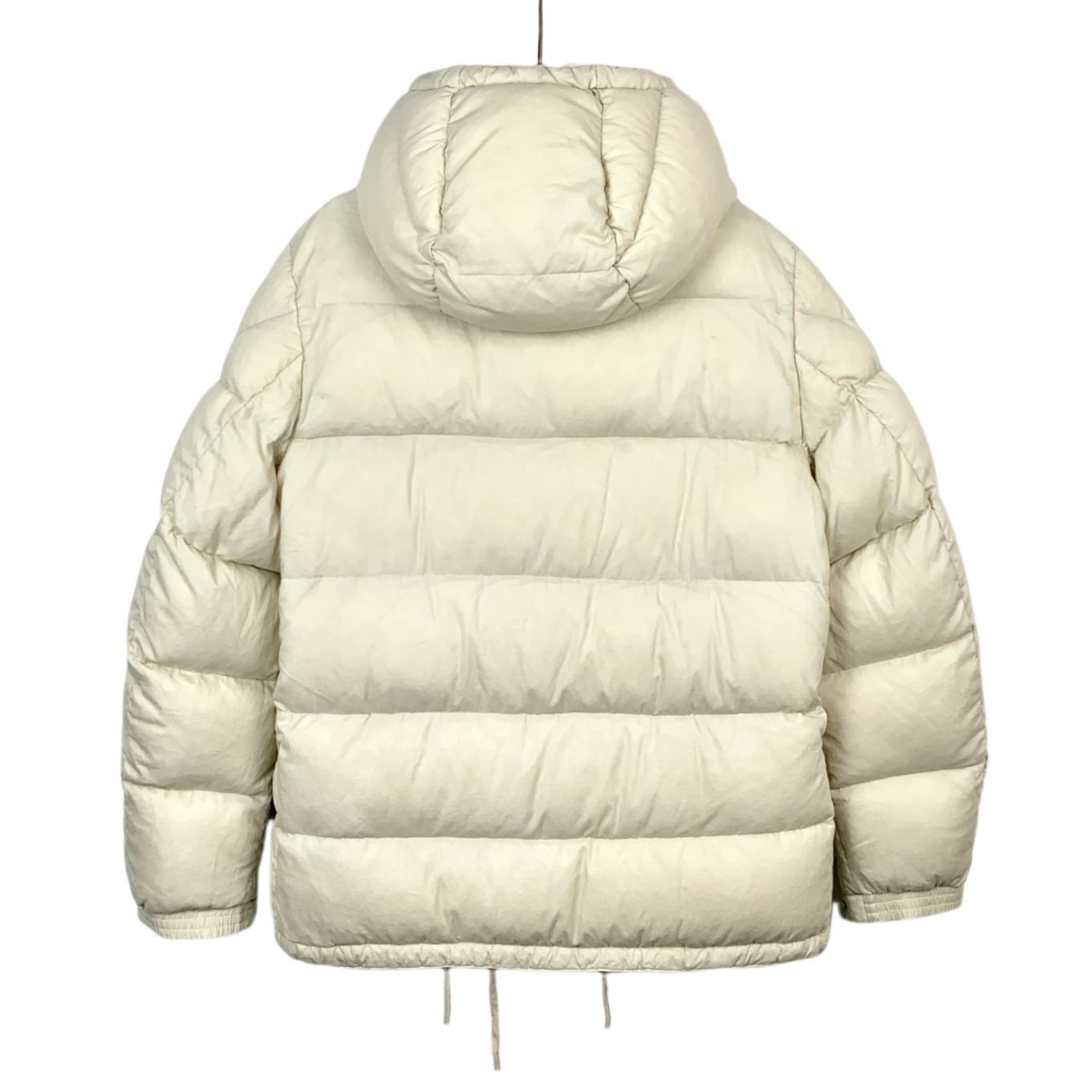 Moncler Moncler Montclar Series Off-White Logo Patch Hooded Down Jac Size M / US 6-8 / IT 42-44 - 8 Thumbnail