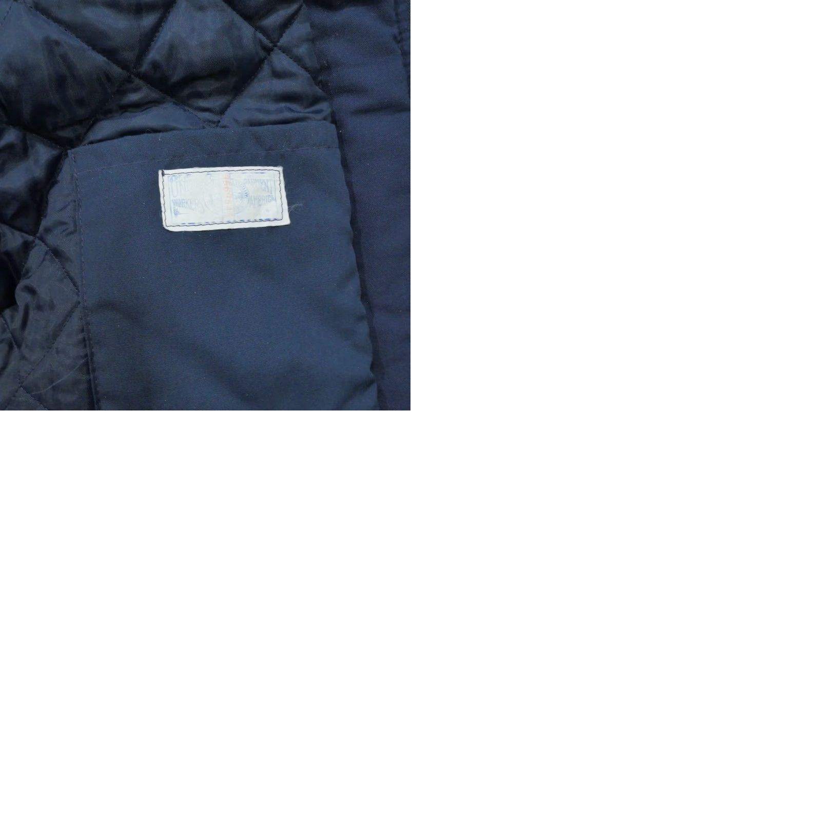 Vintage VINTAGE Nemesis Jacket Mens XL Blue Varsity 90s Quilt Lined Fire Hydrants Snap Cotton Size US XL / EU 56 / 4 - 9 Thumbnail