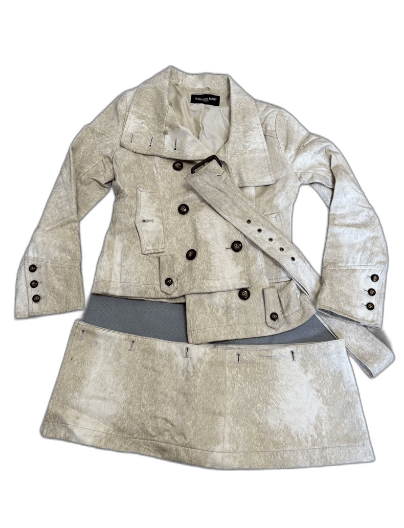 Yohji Yamamoto Tornado Mart Unique Vintage Coat with Detachable Hem-2506 Size M / US 6-8 / IT 42-44 - 1 Thumbnail