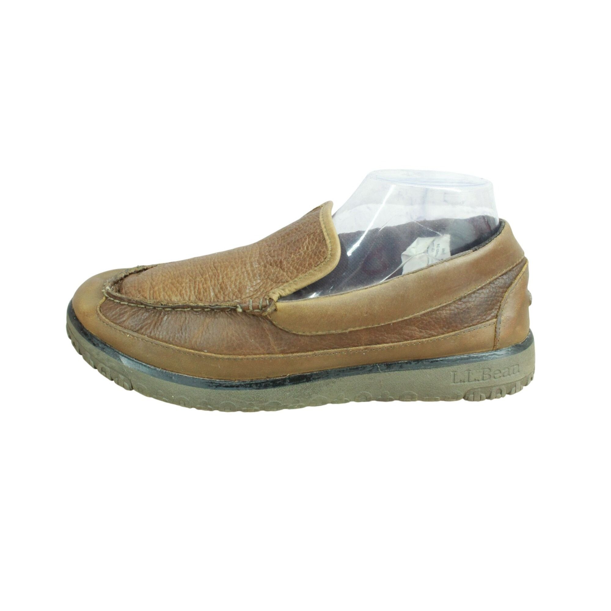 L.L. Bean LL Bean Men’s Brown Shearling Moccasin Slippers Size 10 Size US 10 / EU 43 - 1 Thumbnail