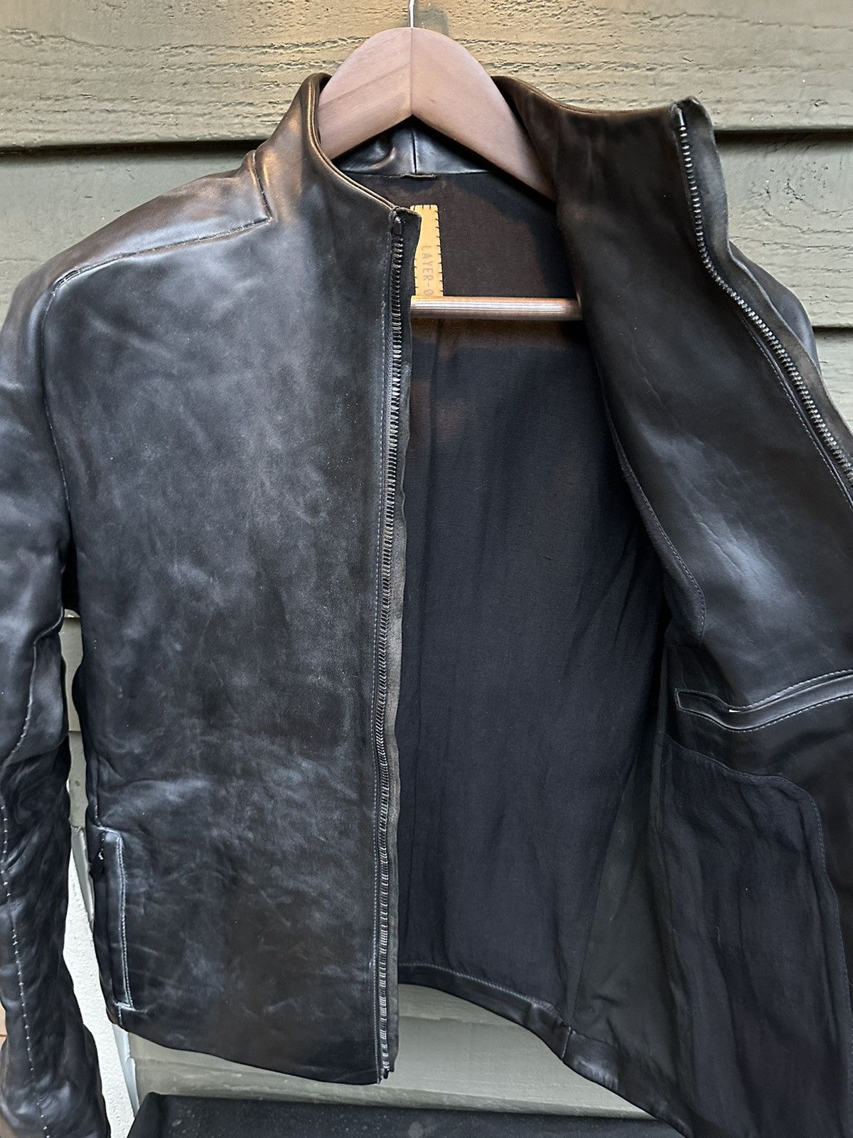 Layer-0 Layer-0 FWM15-22 Horsehide Leather Jacket Size US M / EU 48-50 / 2 - 11 Thumbnail
