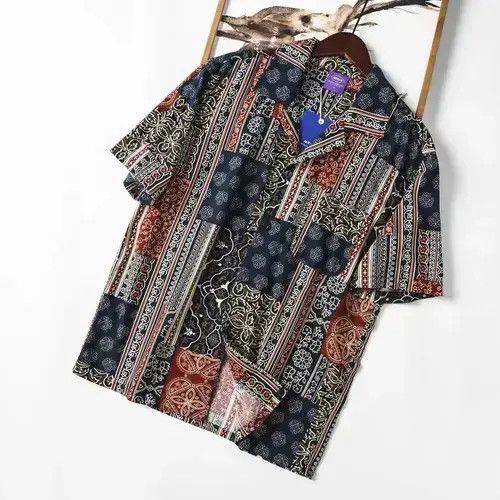 Japanese Brand New 2022 Rare Native Bandana Casual Shirt Multicolor Size US M / EU 48-50 / 2 - 1 Thumbnail