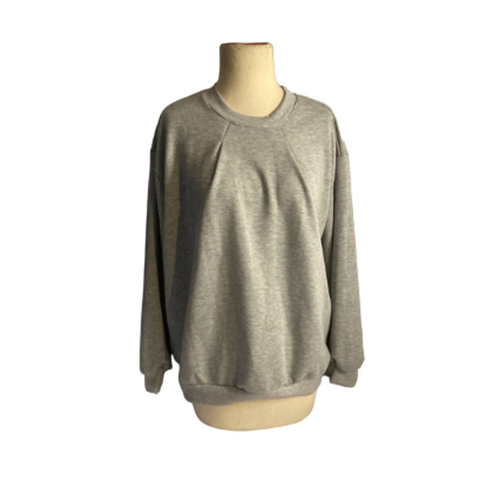 Shein SHEIN Crewneck Sweatshirt Minimalist Cozy Gray S Size S / US 4 / IT 40 - 2 Thumbnail