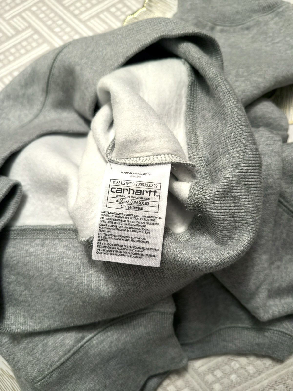 Carhartt Wip Carhartt WIP Chase Sweatshirt Large Size US L / EU 52-54 / 3 - 3 Thumbnail