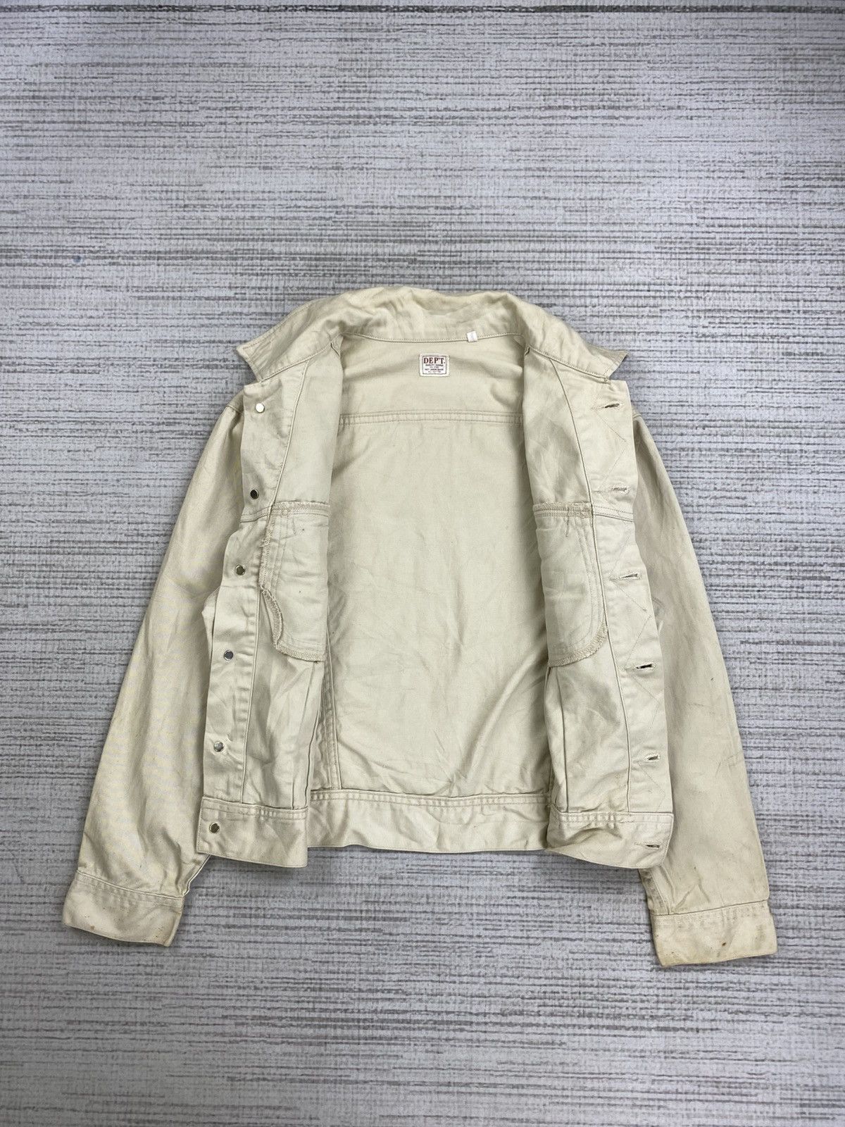 Japanese Brand × Vintage Vintage DEPT Japan Union Made Trucker Cotton Jacket Size US M / EU 48-50 / 2 - 5 Thumbnail