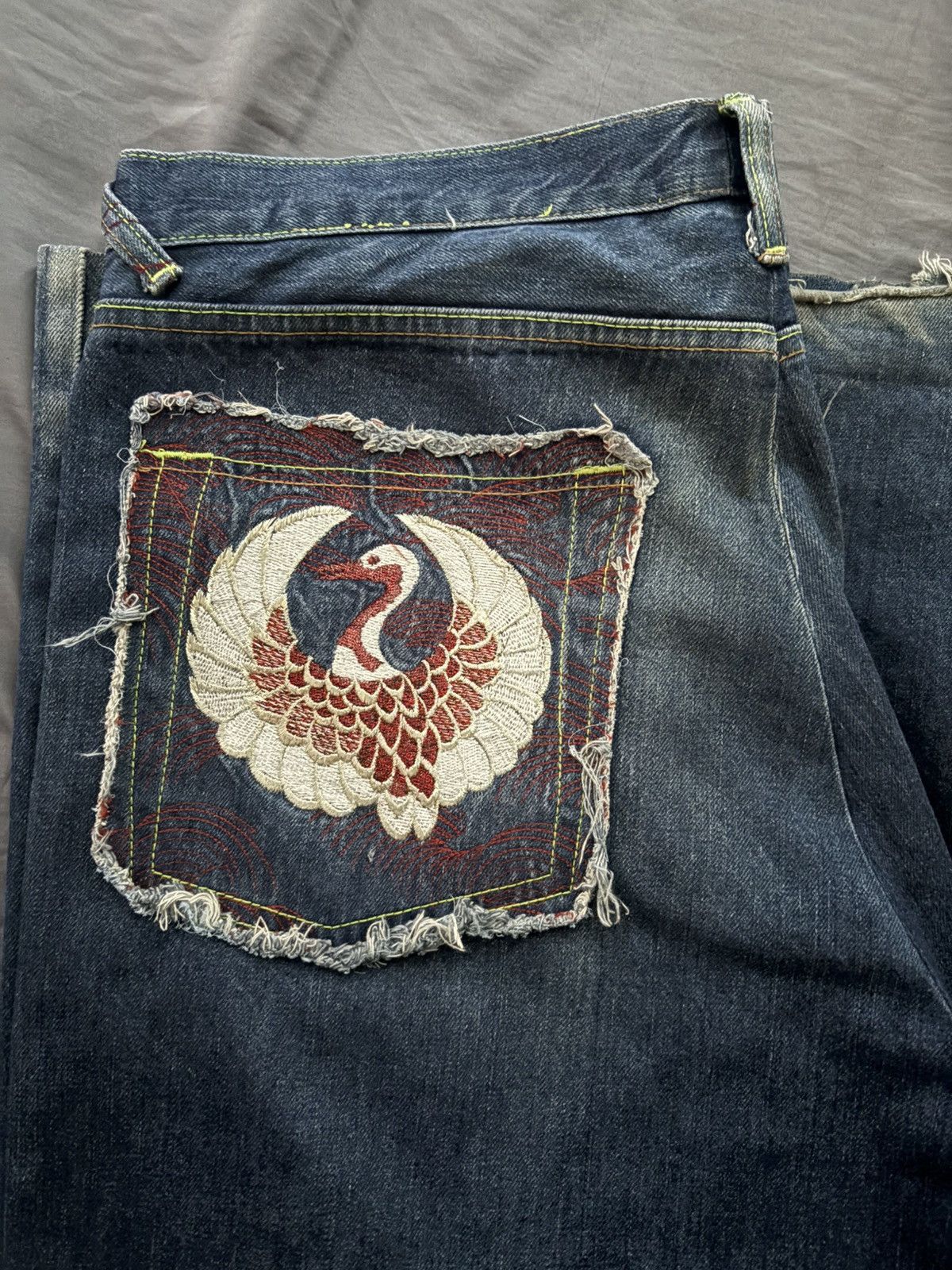 Red Monkey dark blue red monkey jeans Size US 38 / EU 54 - 2 Thumbnail