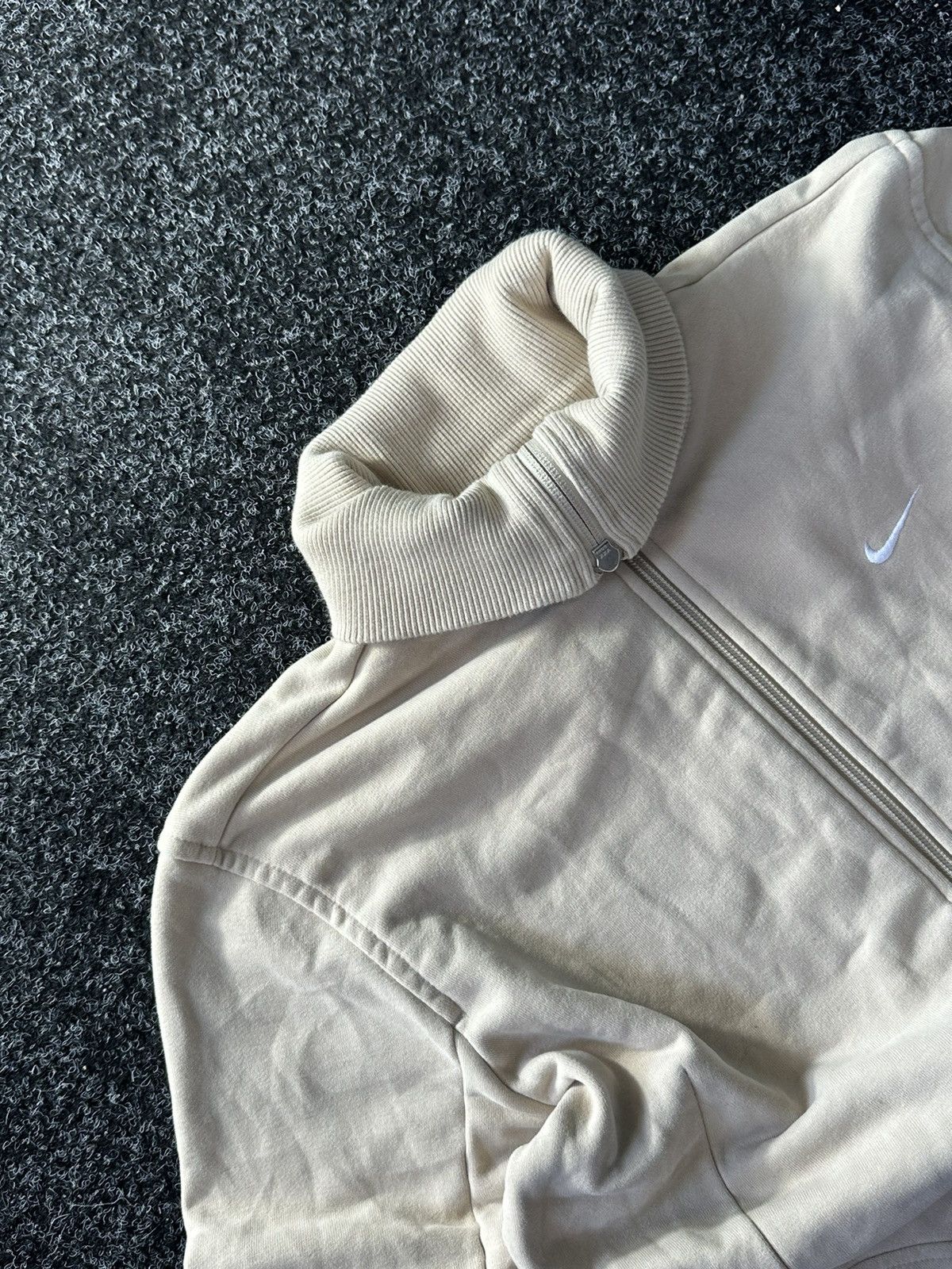 Nike × Vintage 🚨Nike Y2K beige Zip Up Hoodie Rare Vintage Skategang unisex Size US M / EU 48-50 / 2 - 4 Thumbnail