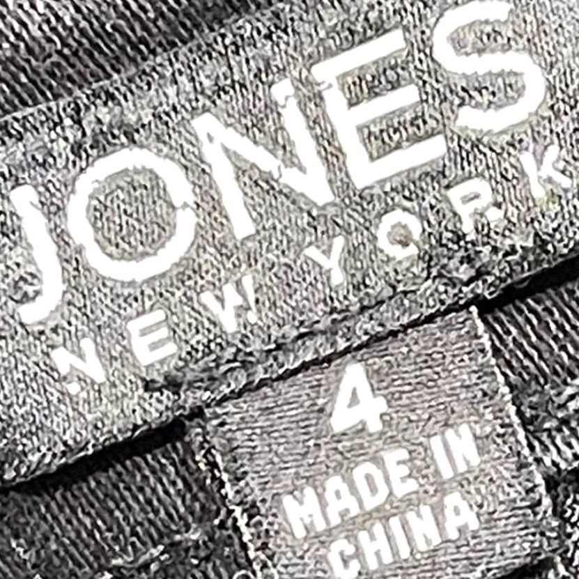 Jones New York Jones New York Essex Skinny Jeans Women Size 4 Black Mid Rise Cotton Blend Jeans Size 27" / US 4 / IT 40 - 3 Thumbnail