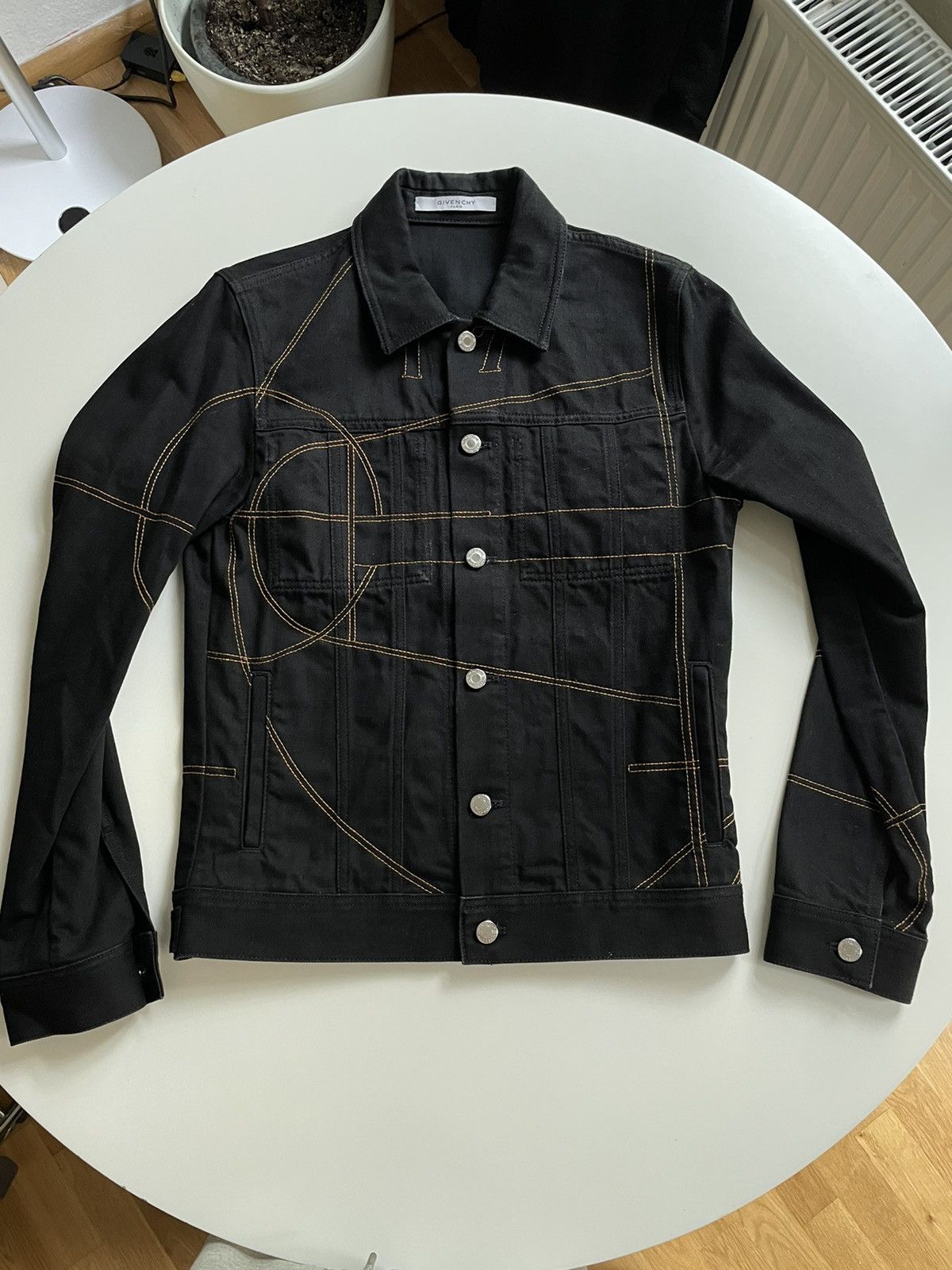 Givenchy GIVENCHY SS17 BLACK DENIM JACKET Size S / US 4 / IT 40 - 7 Thumbnail