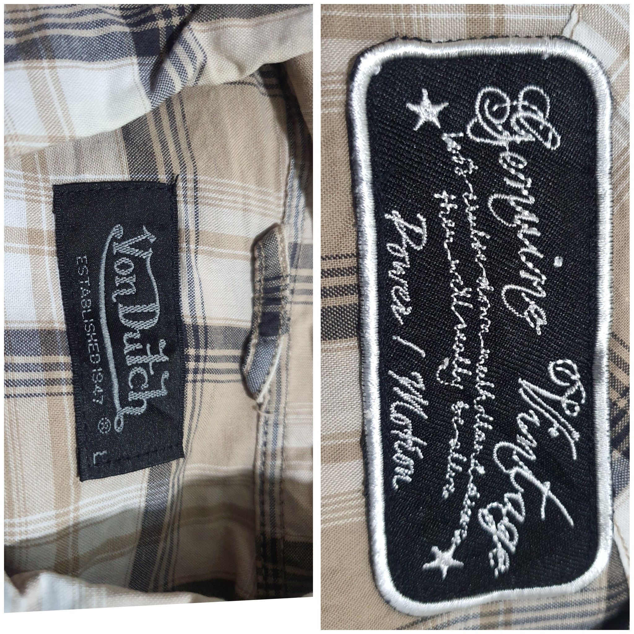 Von Dutch VON DUTCH 21.5/28.5 SNAP BUTTON 3 QUARTER SLEEVE Size L / US 10 / IT 46 - 5 Thumbnail
