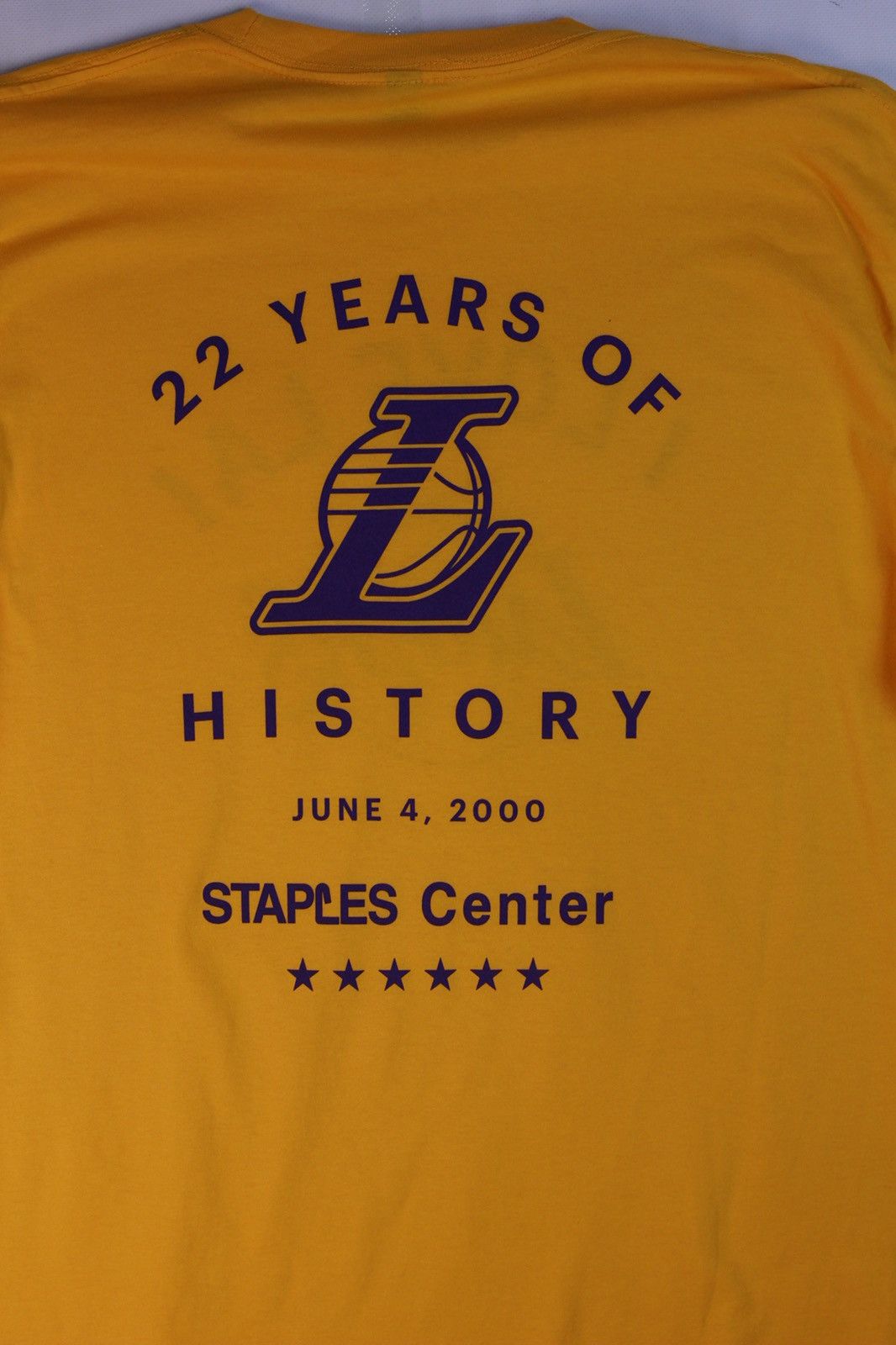 NBA Los Angeles Lakers 22 Years Of History NBA T-Shirt Size US XL / EU 56 / 4 - 5 Thumbnail