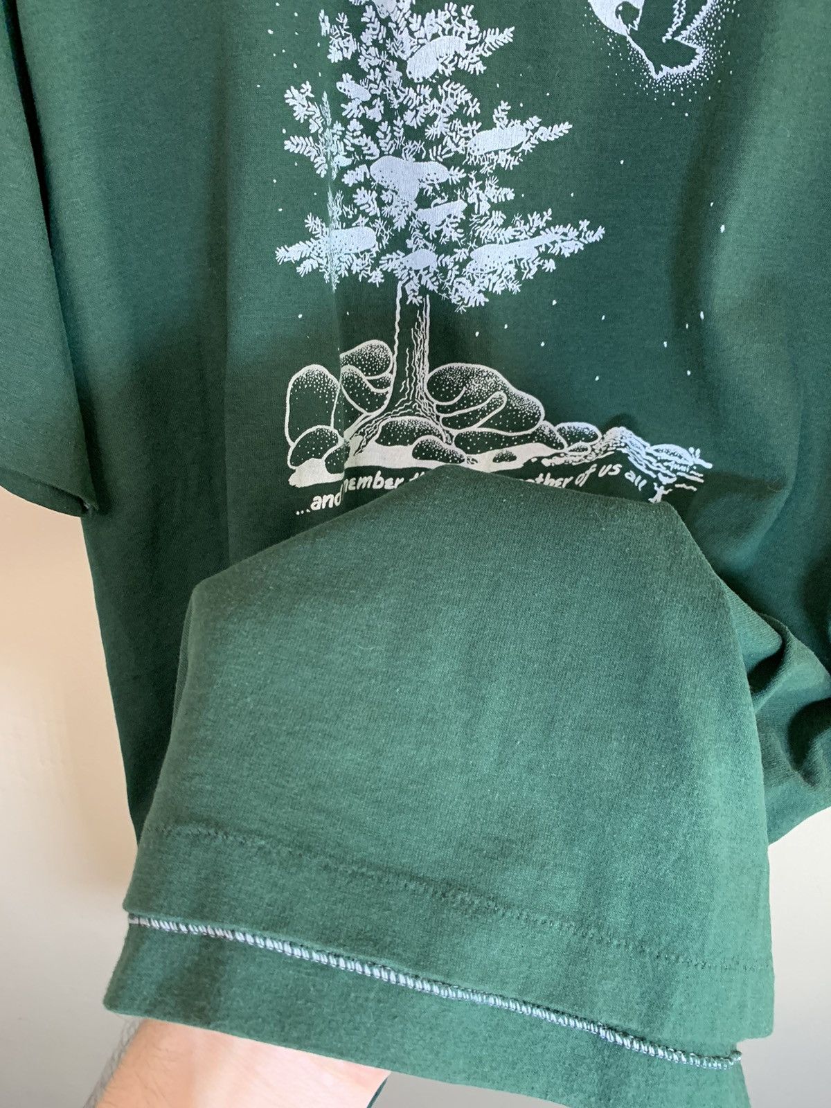 Vintage RARE* Vintage 70s Earth Mother Of Us All Single Stitch Shirt Size US XL / EU 56 / 4 - 3 Thumbnail