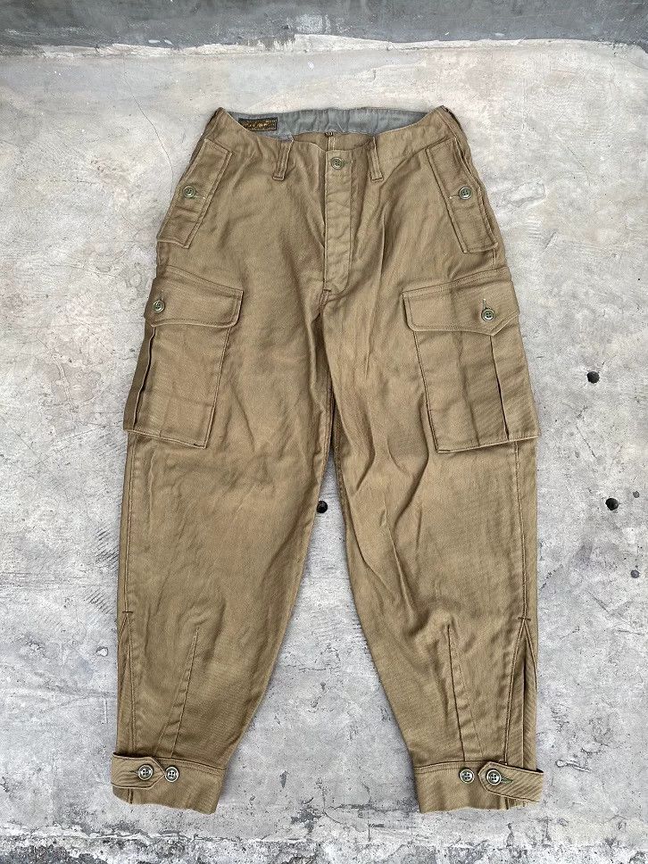 Freewheelers freewheelers ground crew trousers in deep khaki Size US 30 / EU 46 - 1 Preview
