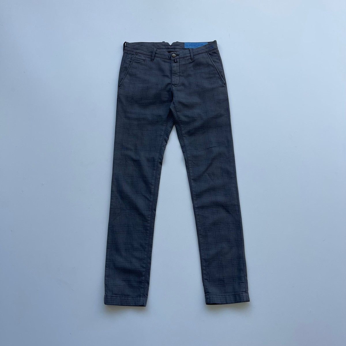 Jacob Cohen Academy Bobby Stretch Luxury Chino Checked Pants