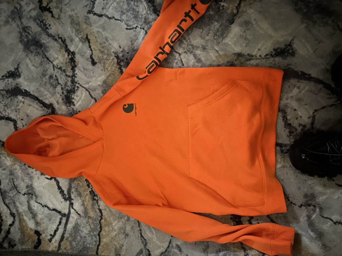 Carhartt Orange carhart hoodie Size US S / EU 44-46 / 1 - 1 Preview