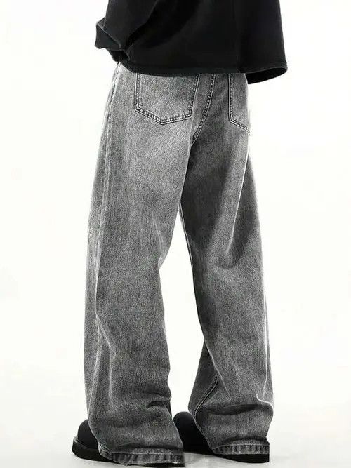 Japanese Brand × Vintage Casual Vintage loose fit jeans denim Size US 35 - 4 Thumbnail