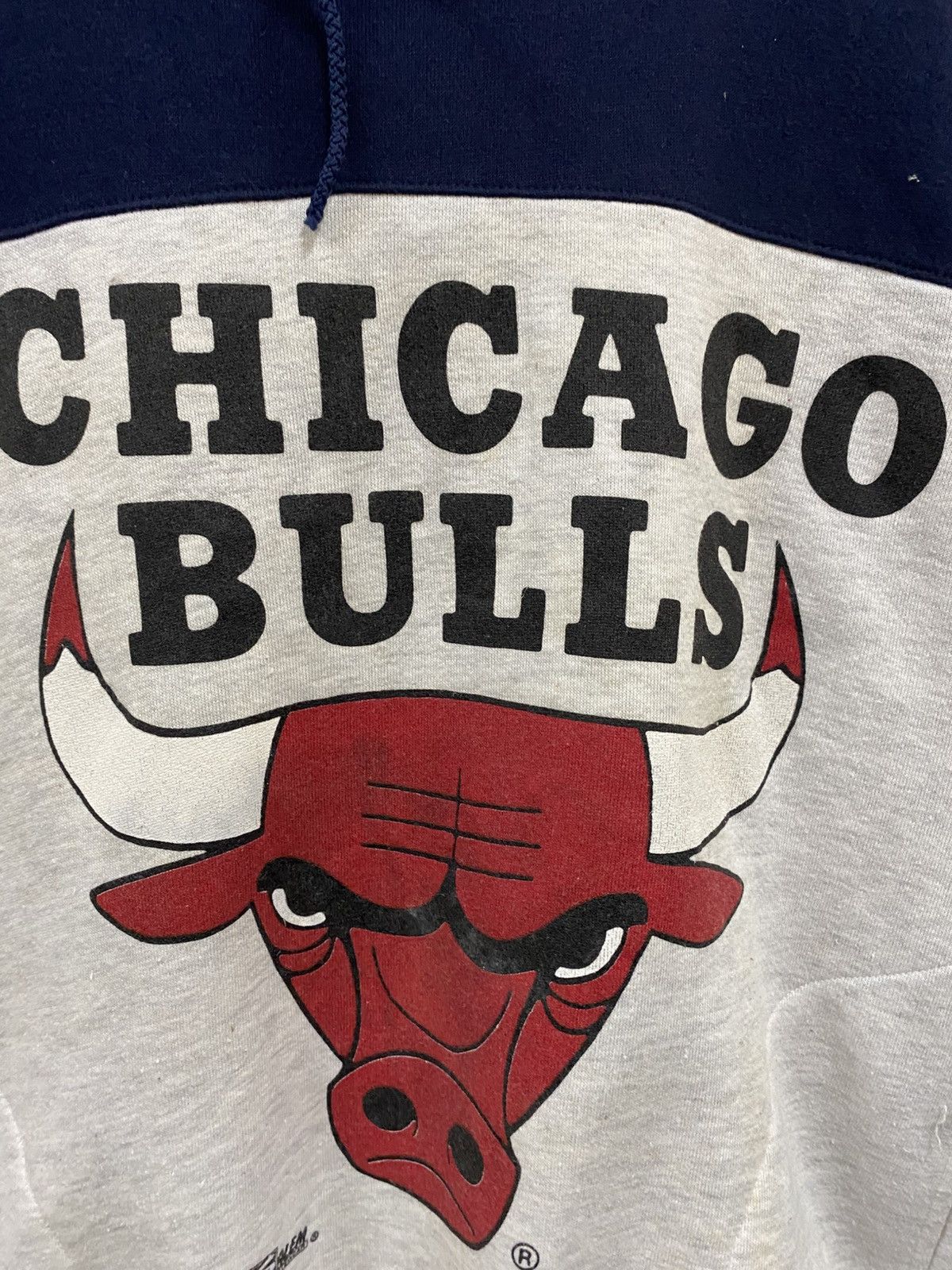 Salem Sportswear Vintage Chicago Bull By Sallem Sportwear Hoodie Pullover Size US L / EU 52-54 / 3 - 5 Thumbnail