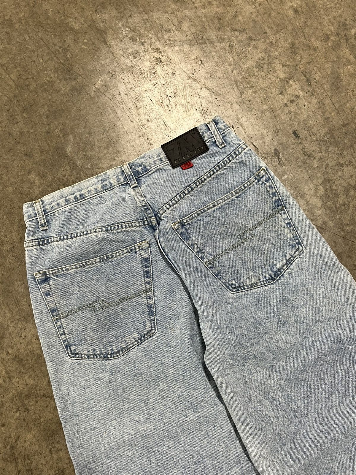 Bugle Boy × Vintage Y2K bugle boy baggy fit wide leg denim skater streetwear Size US 32 / EU 48 - 4 Thumbnail