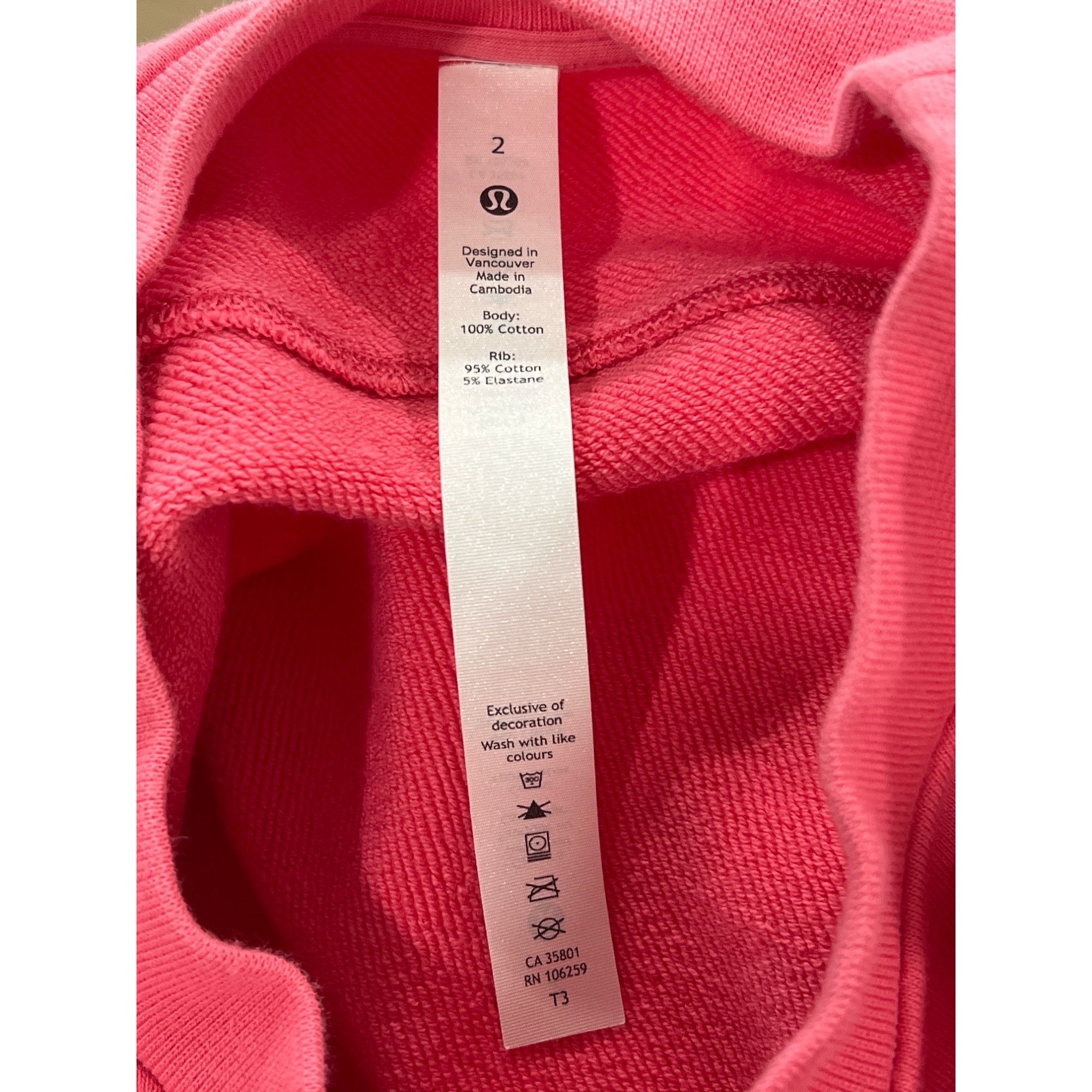 Lululemon 𝓛𝓾𝓵𝓾𝓵𝓮𝓶𝓸𝓷 Perfectly Oversized Crew Neck Sweatshirt Size XS / US 0-2 / IT 36-38 - 3 Thumbnail