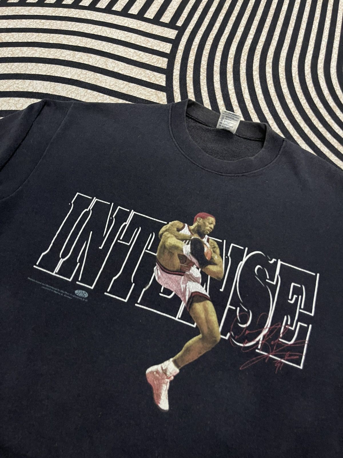 NBA VINTAGE 1997 DENNIS RODMAN DUNK INTENSE FADED CREWNECK Size US M / EU 48-50 / 2 - 5 Thumbnail