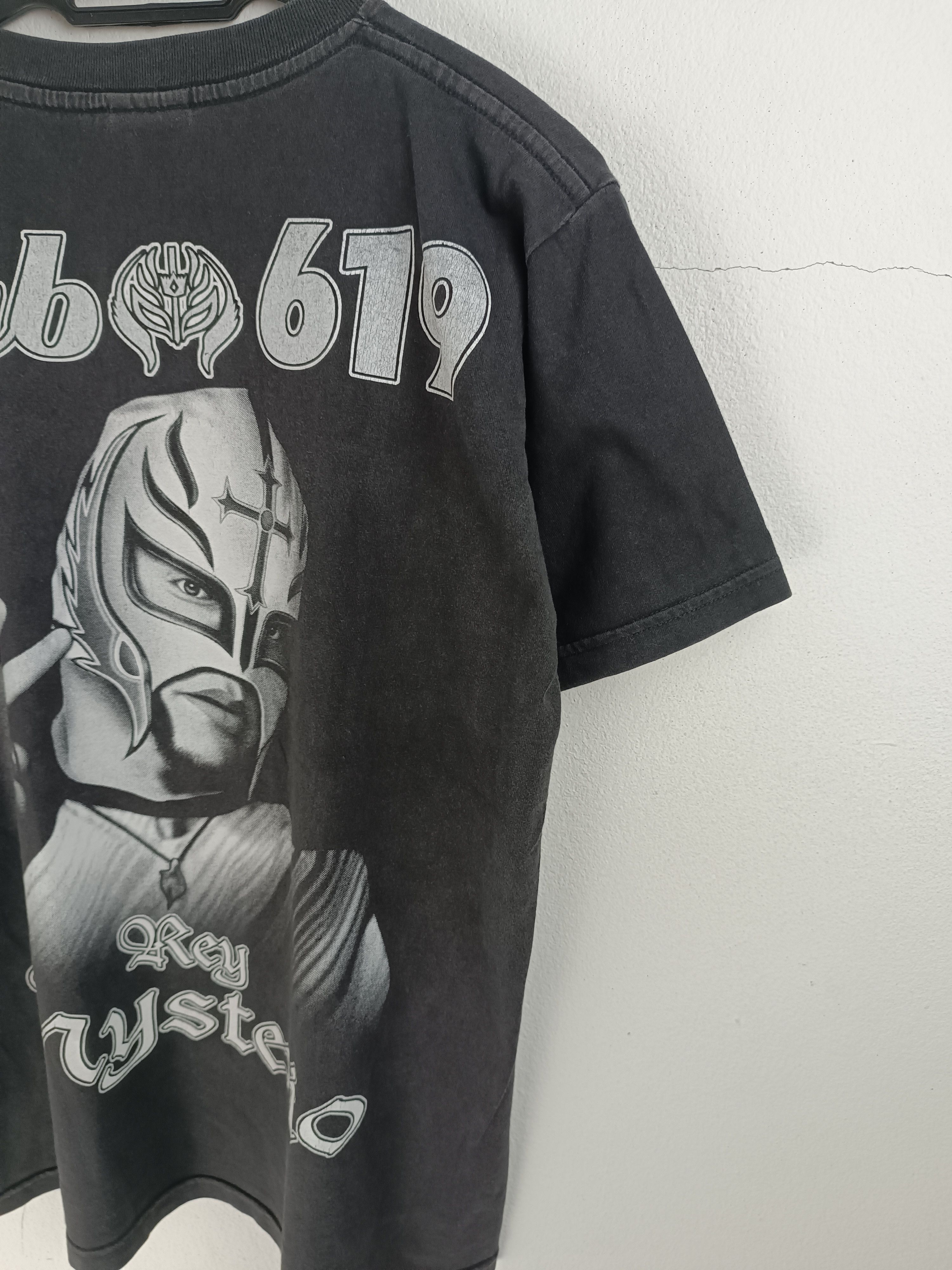 WWE VINTAGE Y2K REY MYSTERIO CLUB 619 OVERPRINT STYLE VERY RARE Size US M / EU 48-50 / 2 - 14 Thumbnail