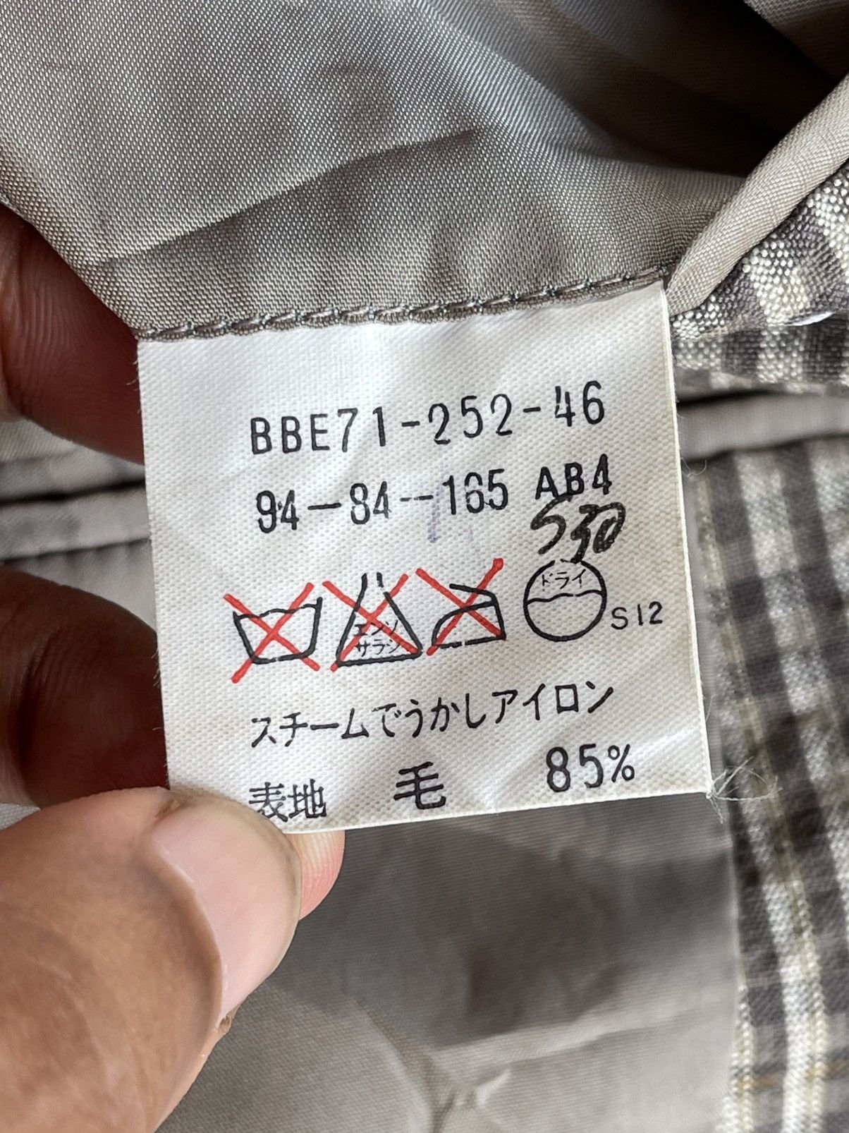 Burberry × Vintage 🔥Vintage Burberrys Men's Classic Plaid Blazer Jacket Size US M / EU 48-50 / 2 - 12 Thumbnail