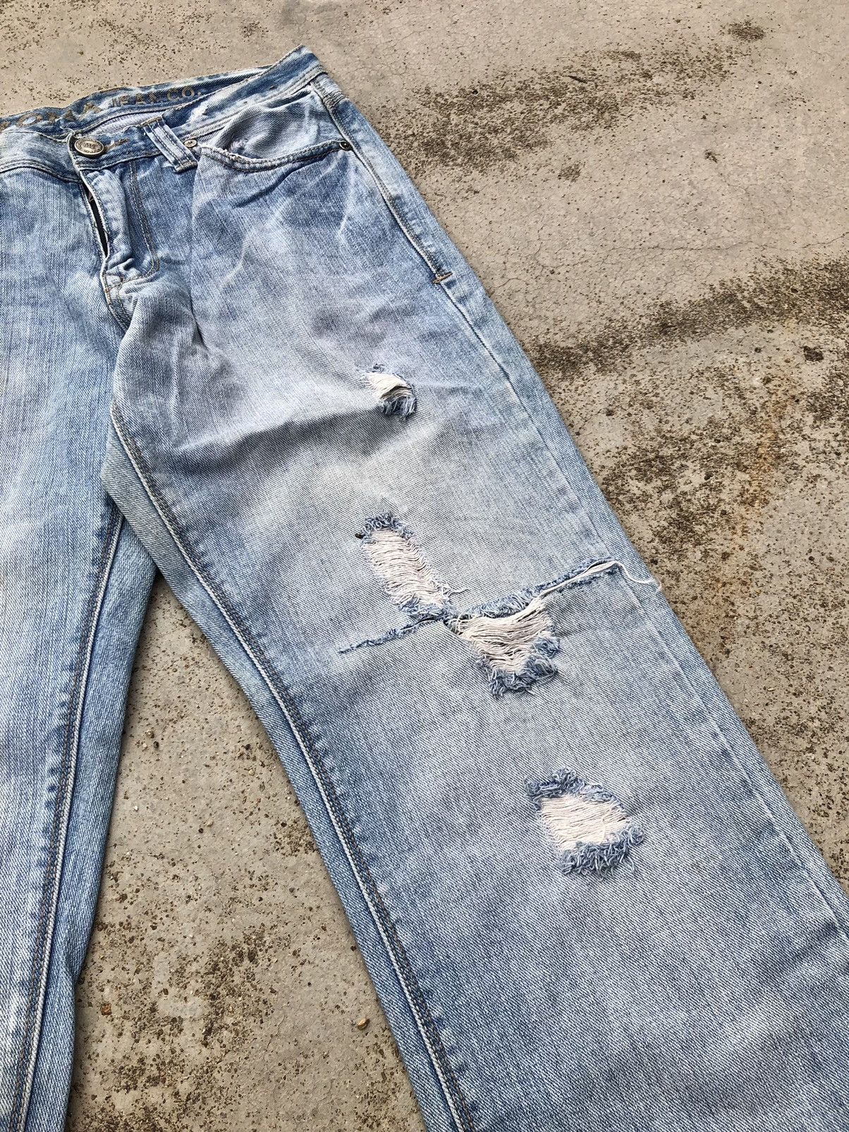 Vintage DISTRESSED DENIM BY ARIZONA JEANS Size US 30 / EU 46 - 2 Thumbnail