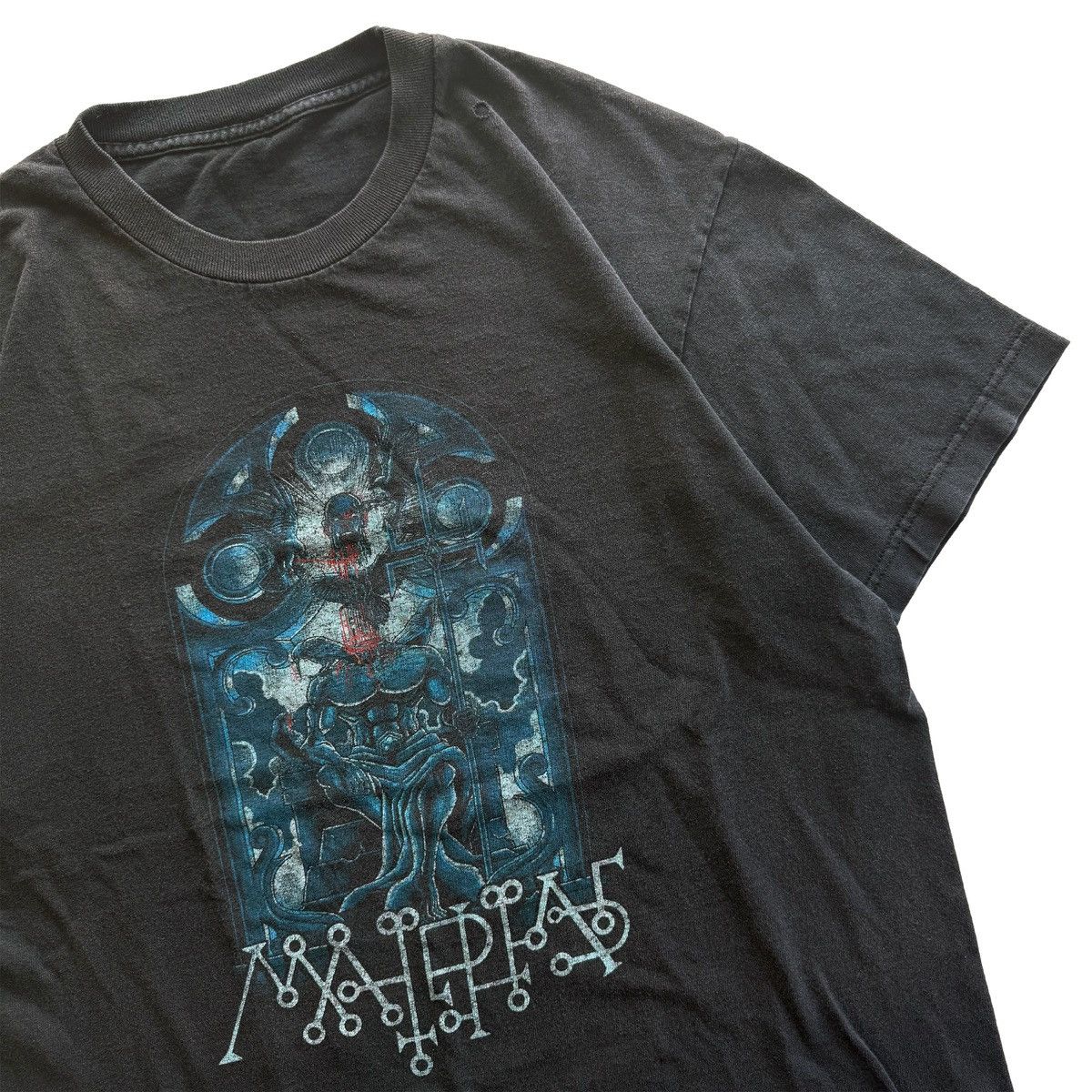Vintage 2000s Y2K Malphas Black Metal Band Tee Size US L / EU 52-54 / 3 - 2 Thumbnail