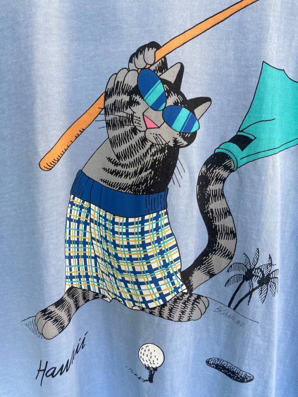 Vintage Vintage 90’s Crazy Shirt Hawaii Kliban Cat Size US M / EU 48-50 / 2 - 5 Thumbnail