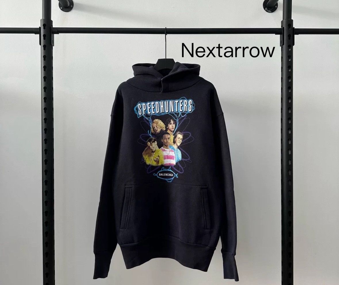 Balenciaga BALENCIAGA FW18 Speedhunters Band Portrait Printed Hoodie Size US XS / EU 42 / 0 - 1 Thumbnail