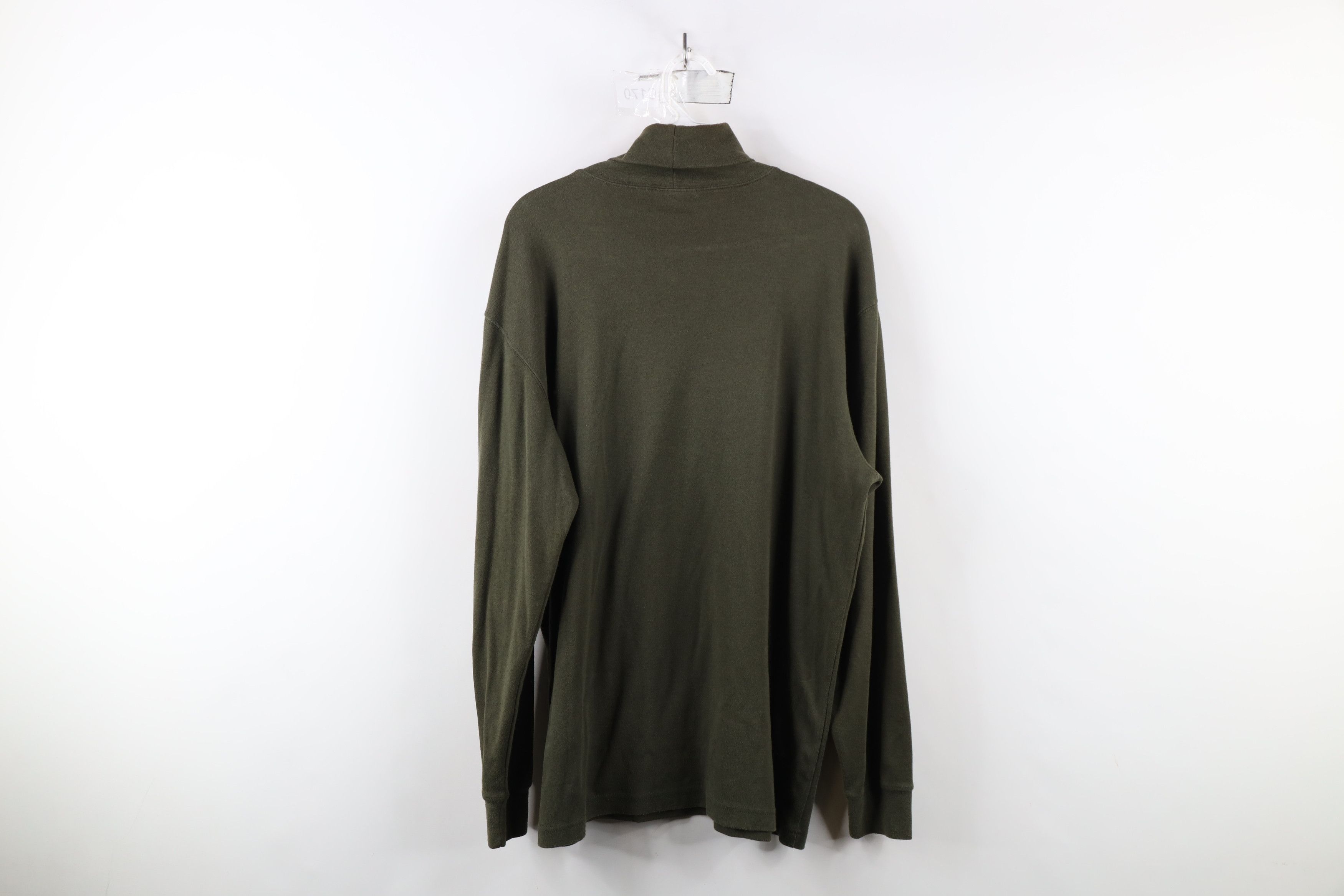 Vintage Vintage 90s Streetwear Blank Long Sleeve Turtleneck T-Shirt Size US M / EU 48-50 / 2 - 7 Thumbnail