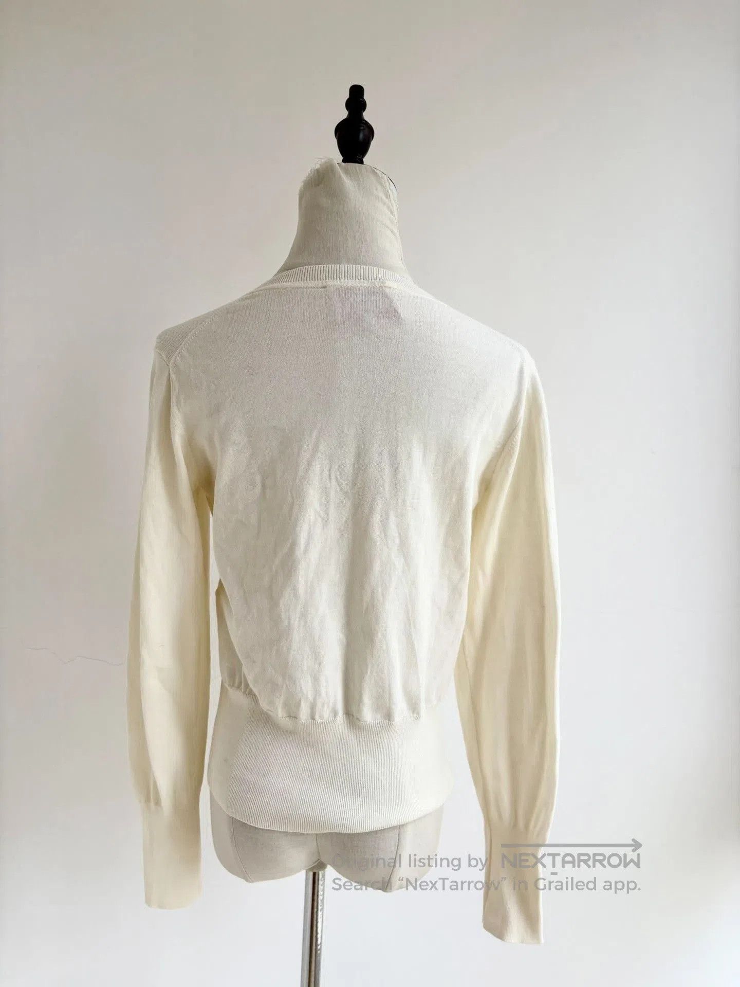 Vivienne Westwood Vivienne Westwood White Saturn Knit Sweater. Size S / US 4 / IT 40 - 6 Thumbnail