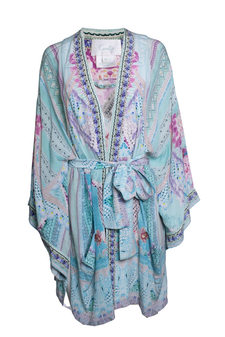 CAMILLA Camilla, multicoloured kimono dress Size ONE SIZE - 1 Thumbnail