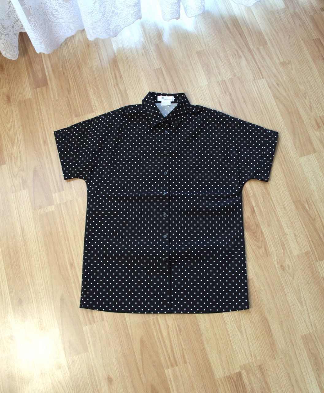 Dior 🔥 2022 Dior Uniforms Polka Button Shirt Blouse Tank Top Size S / US 4 / IT 40 - 2 Thumbnail