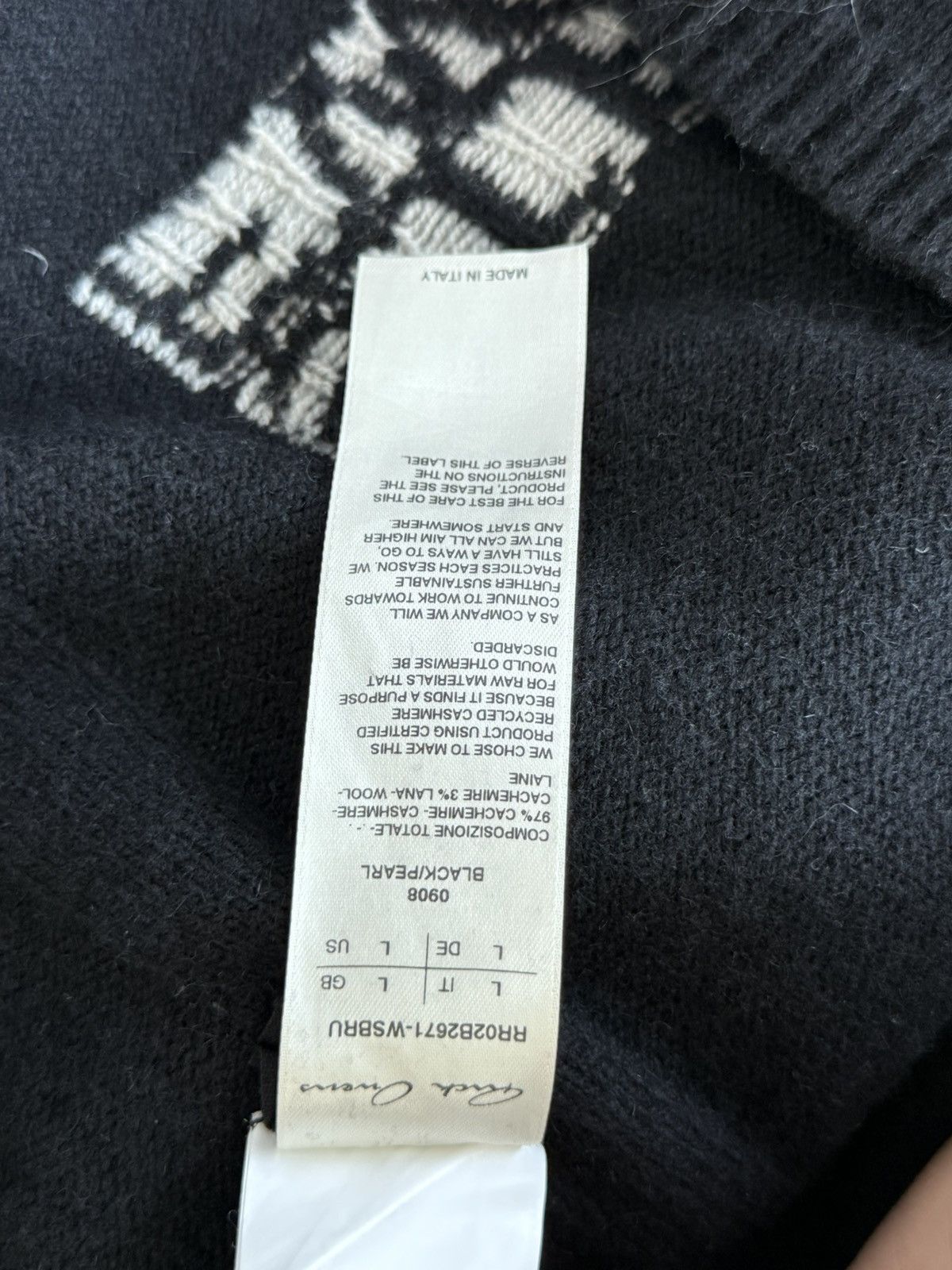 Rick Owens (RUNWAY) Rick Owens 22FW “Urinal” Sweater Size US L / EU 52-54 / 3 - 5 Thumbnail