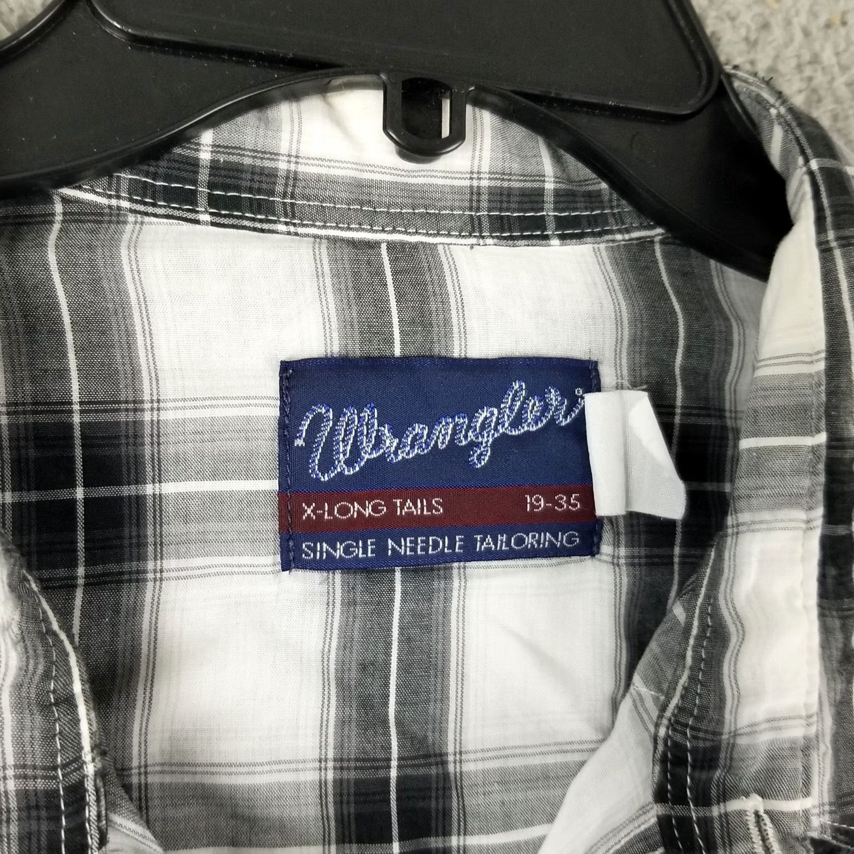 Wrangler VINTAGE Wrangler Shirt Western Striped Pearl Snap X Long Tails Men XXL Plaid Cowboy Size US XXL / EU 58 / 5 - 2 Thumbnail