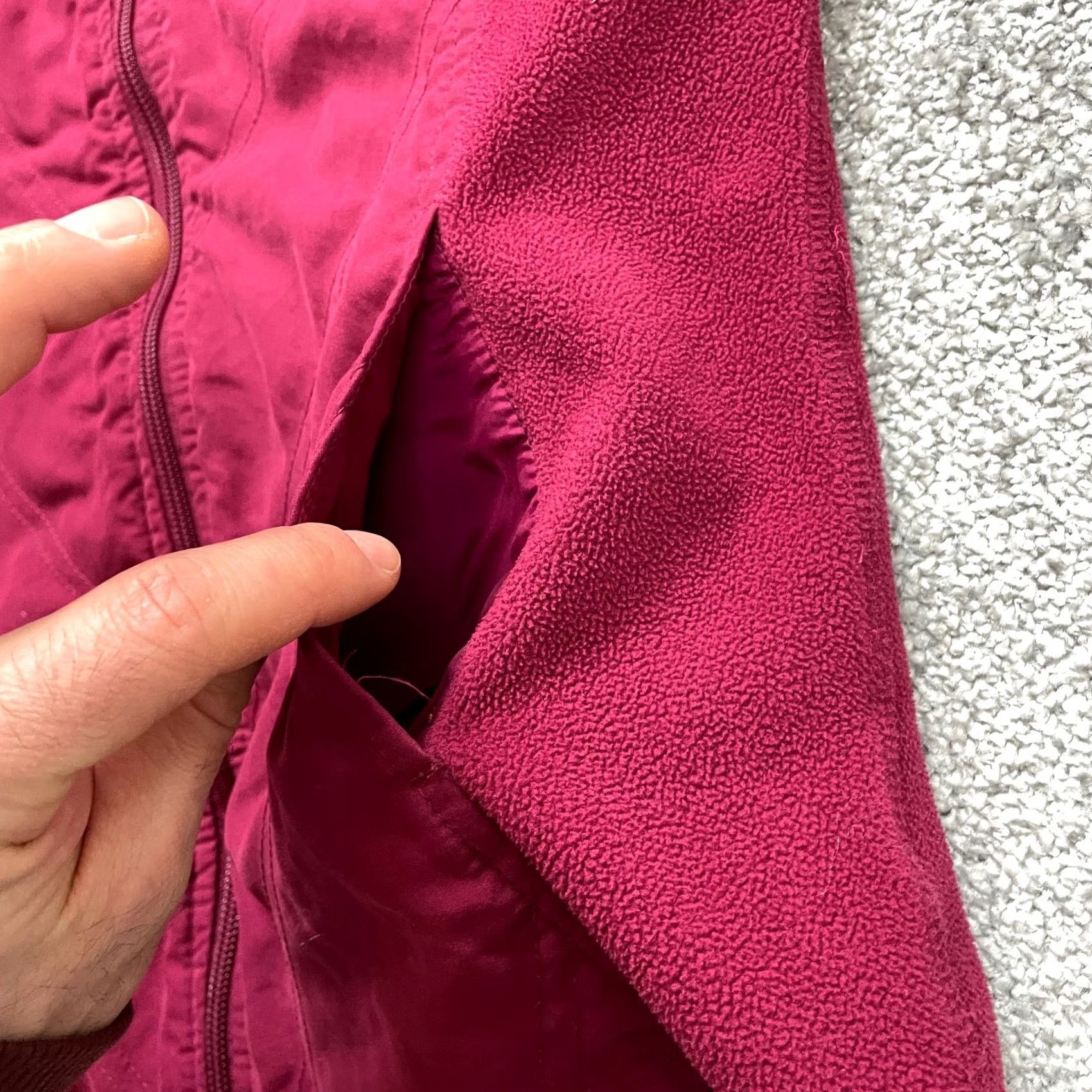 Pinko Columbia Jacket Womens Small Pink Magenta Fleece Full Zip Outdoor Casual Hiking Outdoor Shirt/Coat Size S / US 4 / IT 40 - 5 Thumbnail