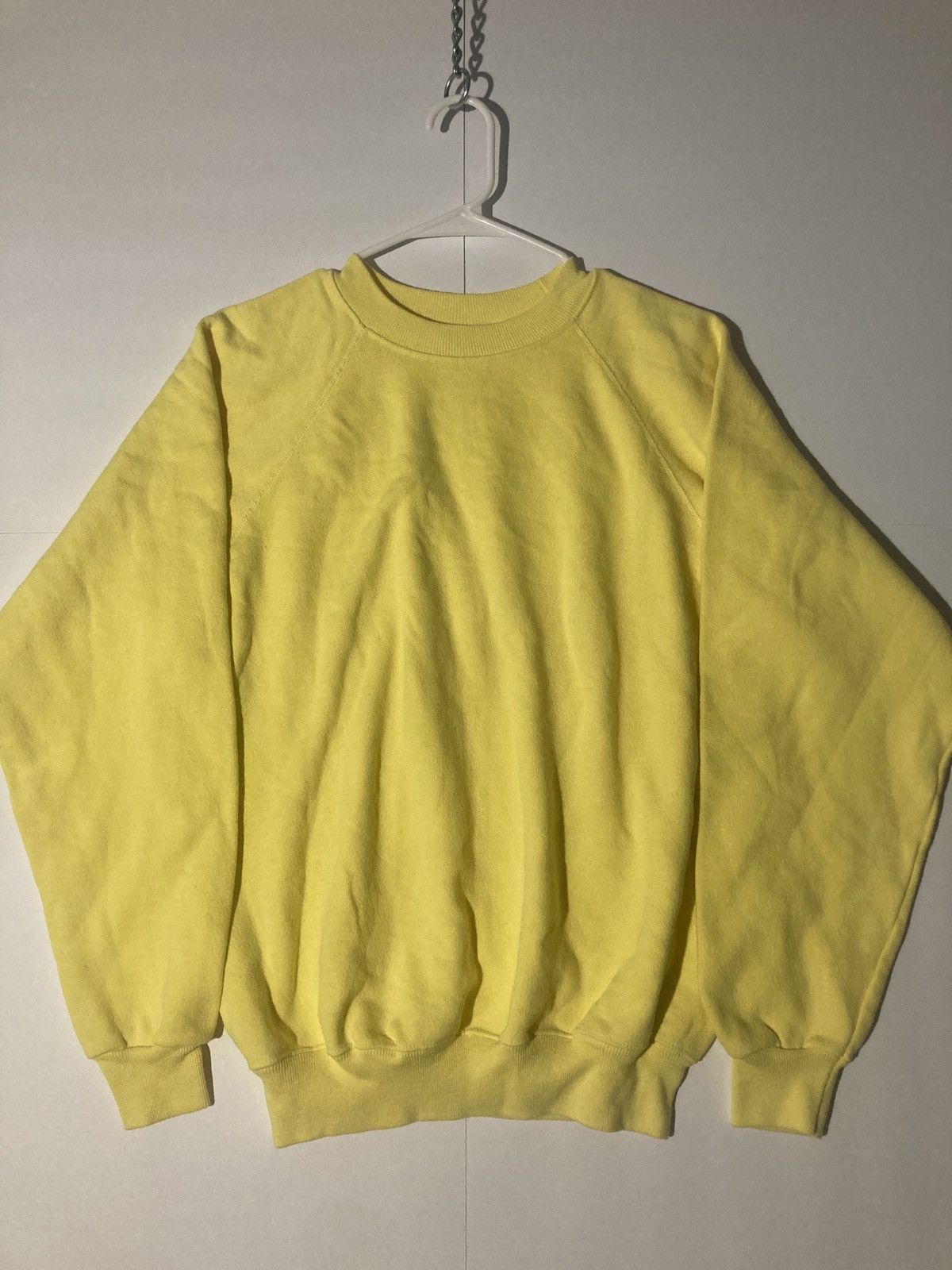 Hanes × Vintage Vintage Hanes Yellow Sweater Size US XL / EU 56 / 4 - 1 Thumbnail