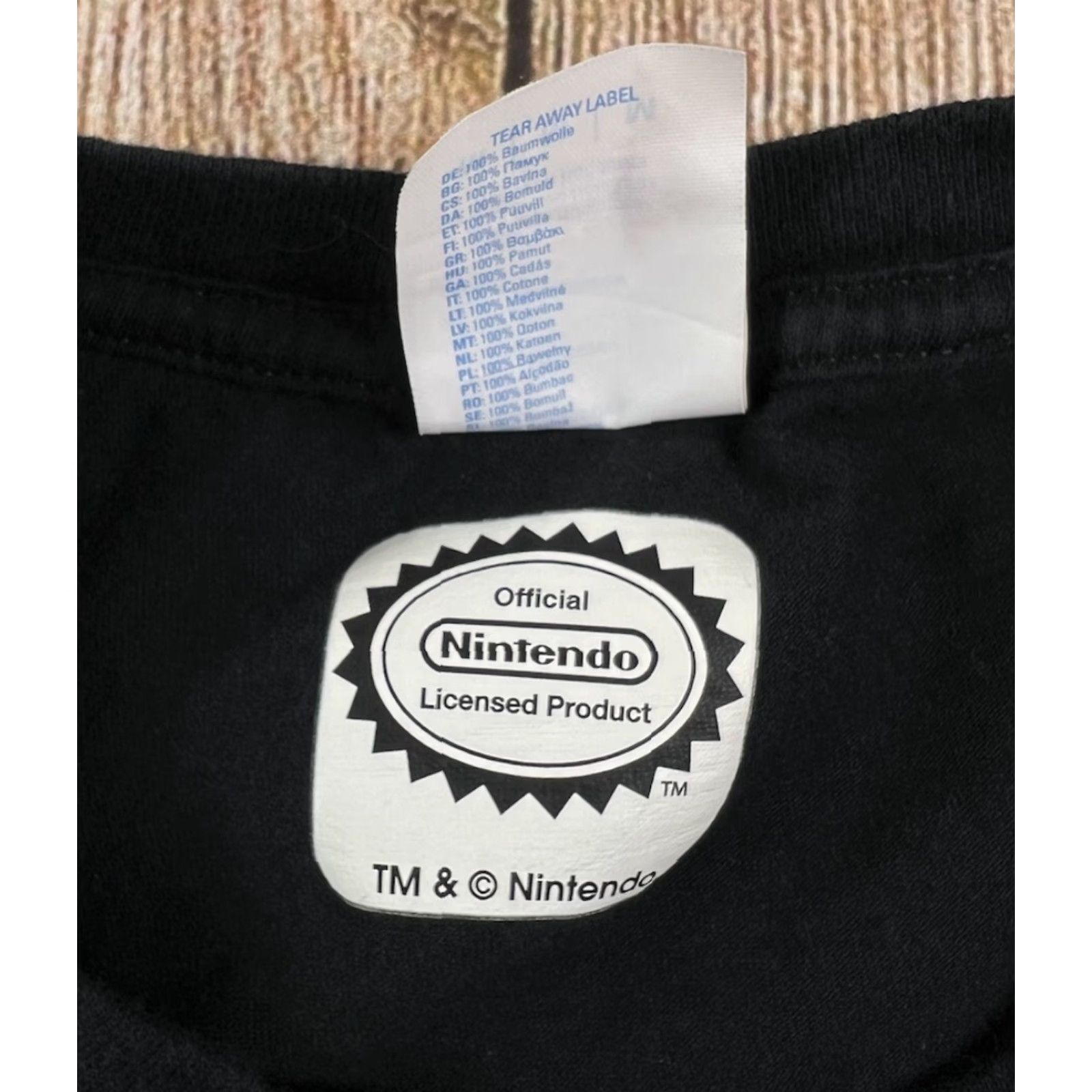 Nintendo VINTAGE Nintendo Mario Seek & Destroy Shell Black T Shirt Medium Men Crew Neck Short Sleeve Graphic Print Bowser 90s Cartoon Retro Mens Size US M / EU 48-50 / 2 - 3 Thumbnail