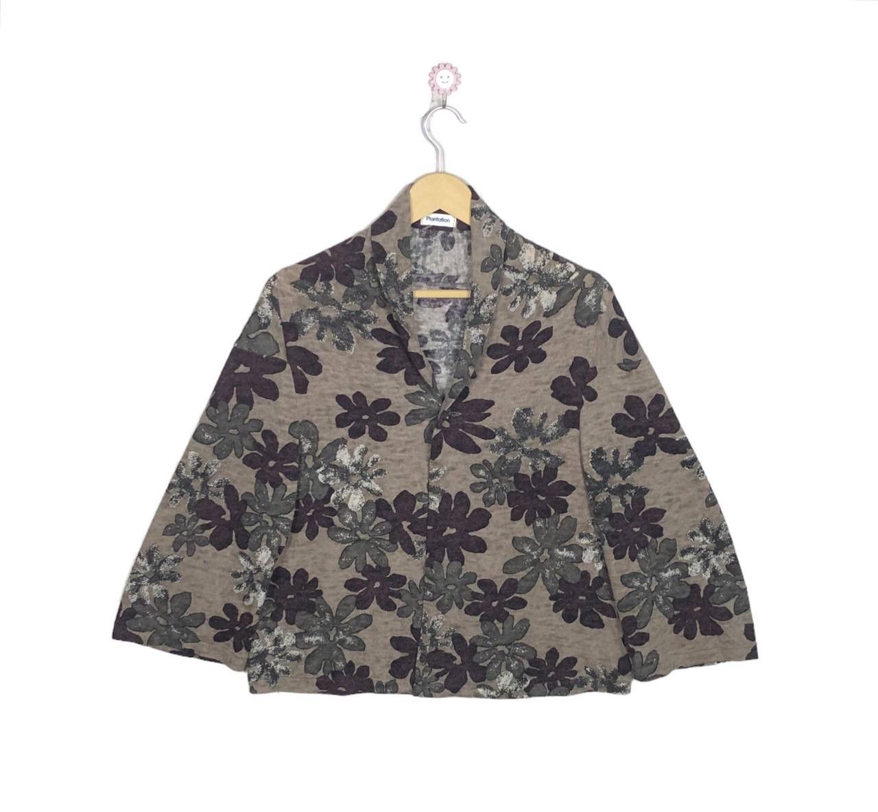 Issey Miyake × Japanese Brand × Vintage Vintage 90s Issey Miyake Plantation Flora Overprinted Jacket Size US M / EU 48-50 / 2 - 1 Thumbnail